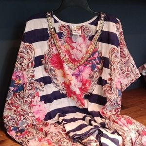 Top,tunic, beach cover up dress